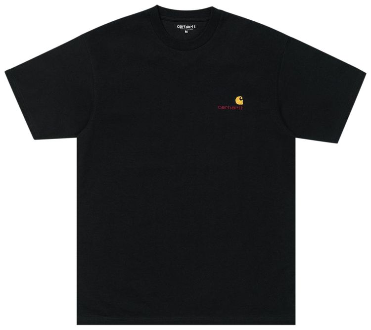 Carhartt WIP American Script T Shirt Black