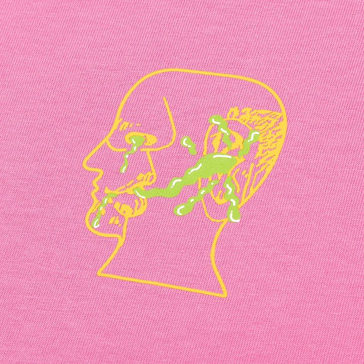 Brain Dead Goop Long Sleeve Shirt Washed Pink