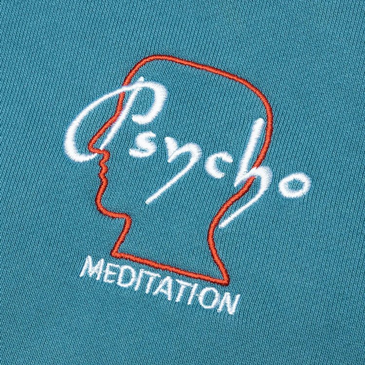 Brain Dead Psycho Meditation Hoodie Teal