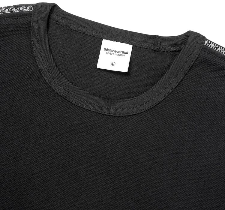thisisneverthat Taped Long Sleeve Top Black