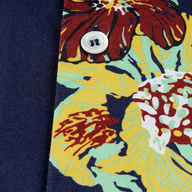 APC Louis Short Sleeve Shirt Dark Navy Blue