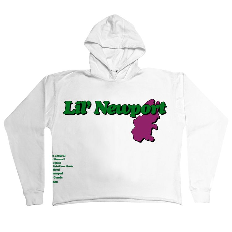 Vlone x Yams Day Lil Newport Hoodie White