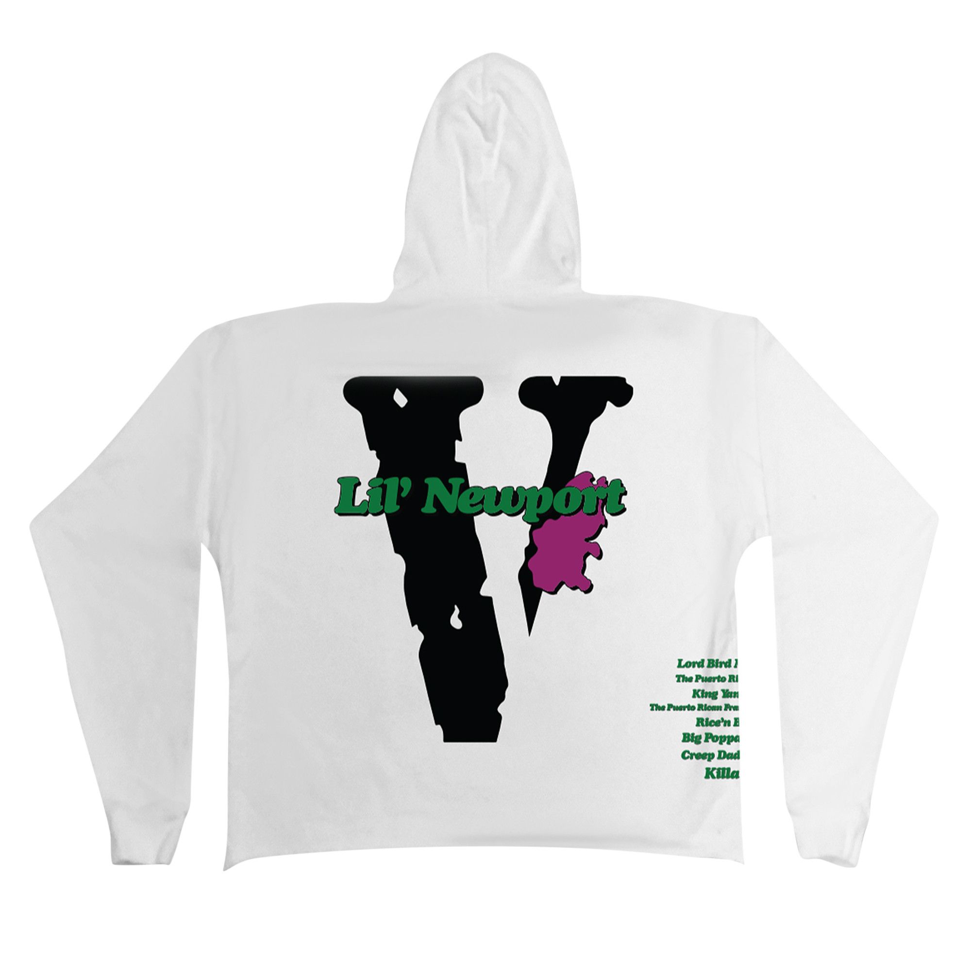 Buy Vlone x Yams Day Lil' Newport Hoodie 'White' - 1020