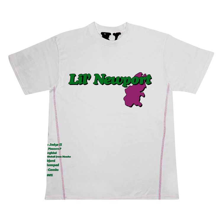 Vlone x Yams Day Lil Newport T Shirt White