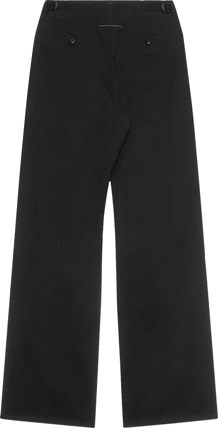 MM6 Maison Margiela Gabardine Cargo Pants Black