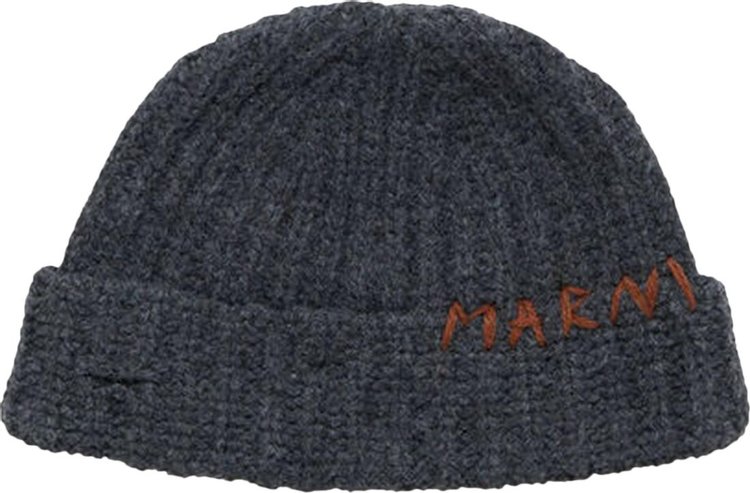 Marni Shetland Mending Beanie Granite