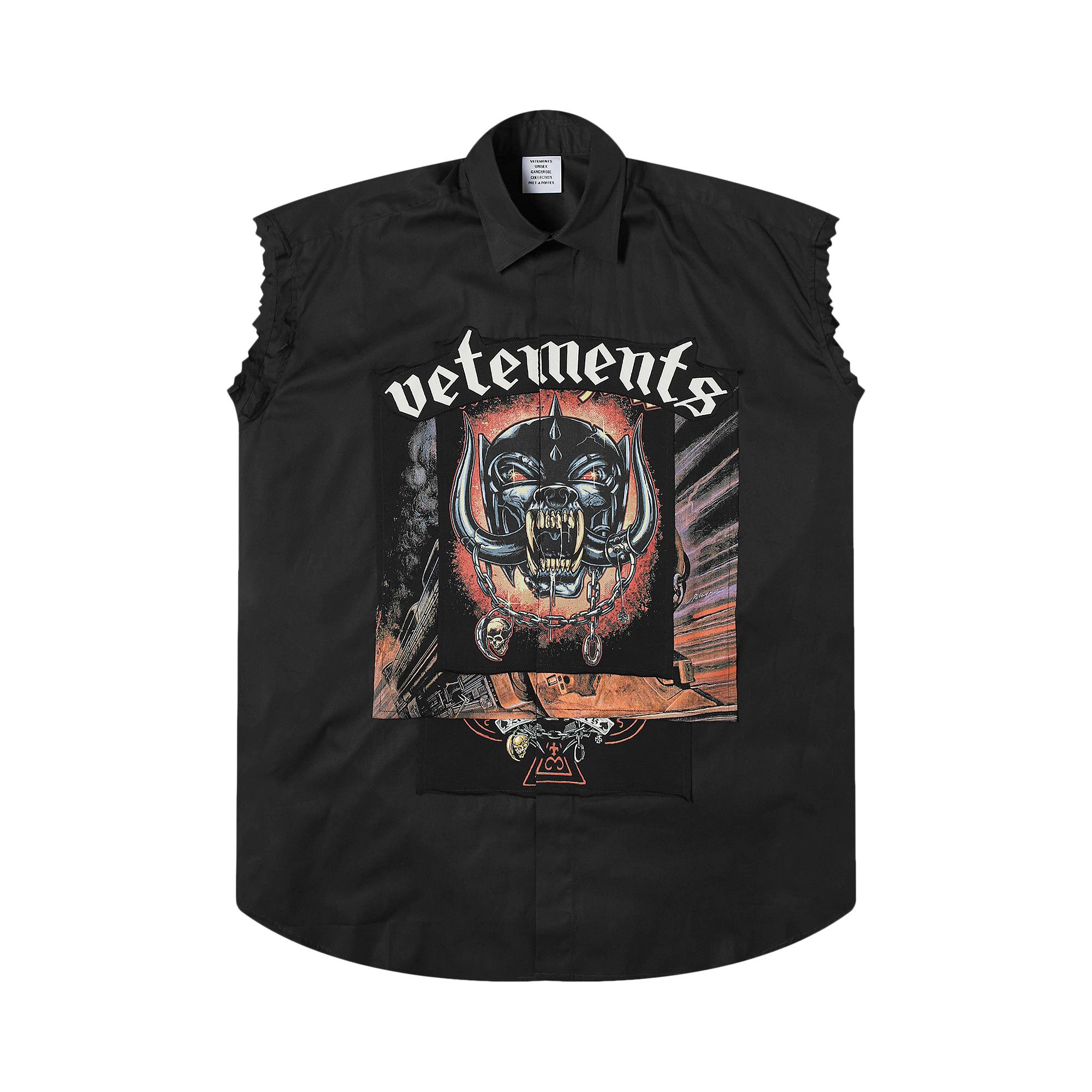 Buy Vetements Motorhead Sleeveless Jersey Shirt 'Motorhead