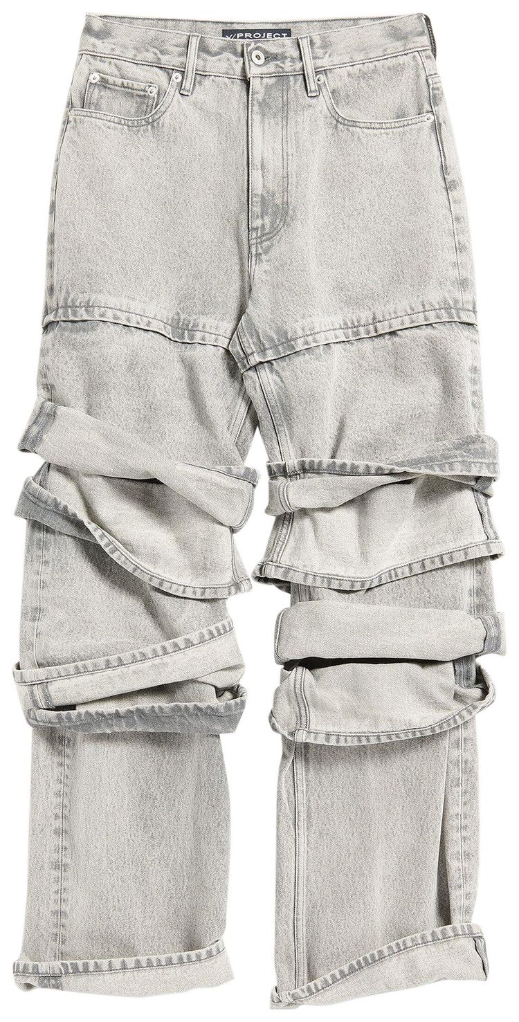 YProject Multi Cuff Jeans Vintage Grey