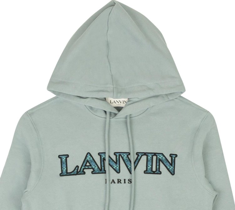 Lanvin Curb Hoodie Bluish Grey