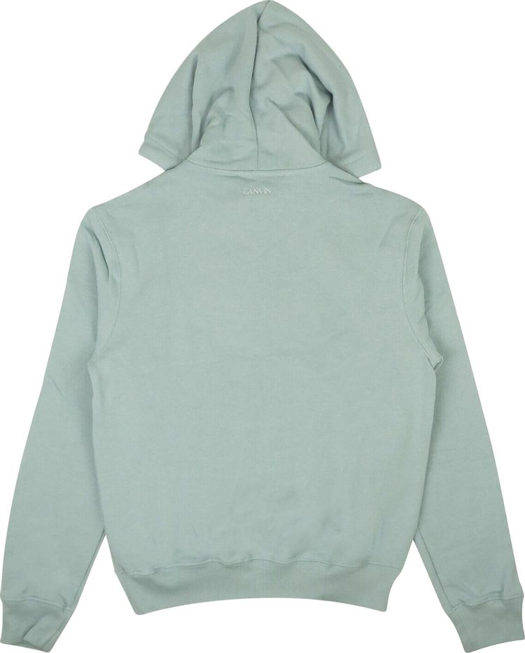 Lanvin Curb Hoodie Bluish Grey