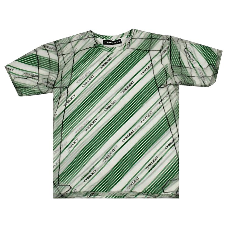 YProject Printed Cover T Shirt WhiteGreen
