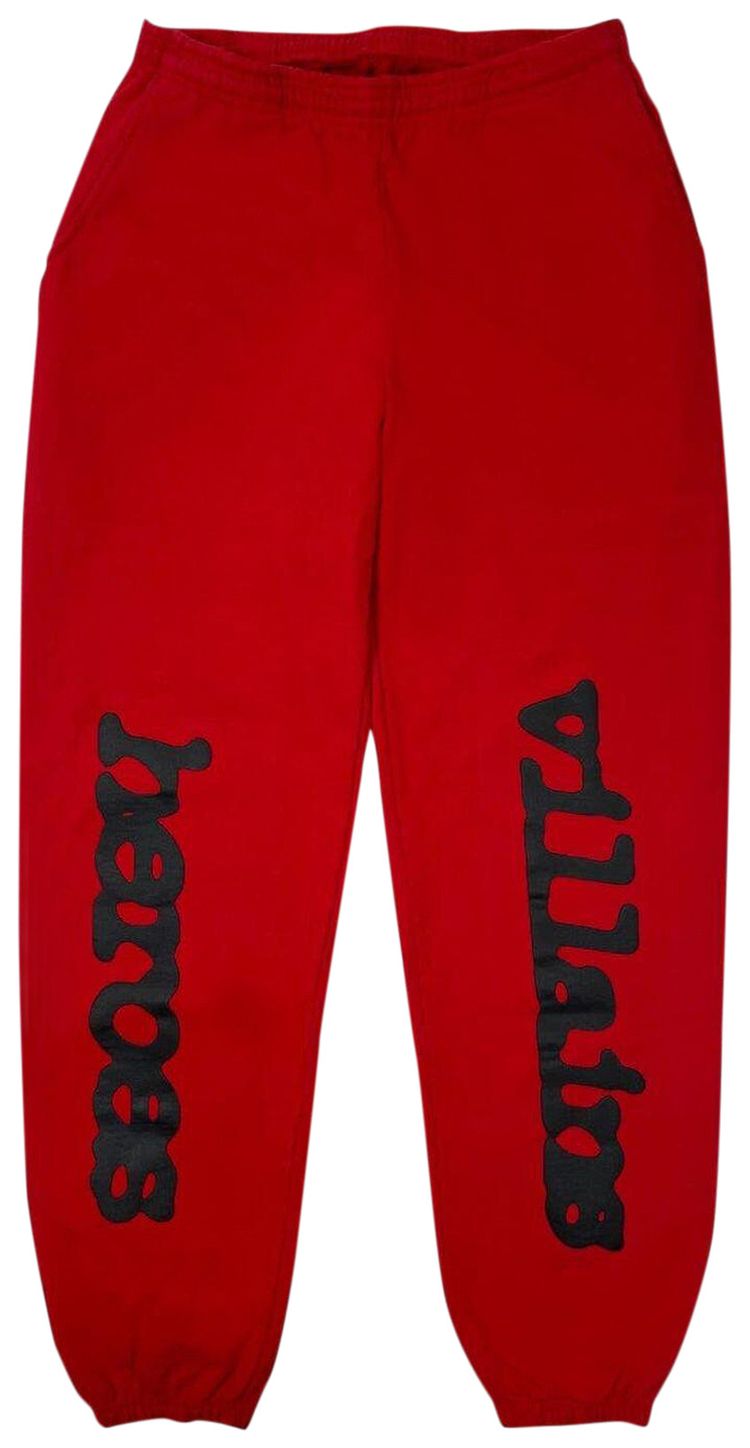 Sp5der x Metro Boomin Sweatpants Red