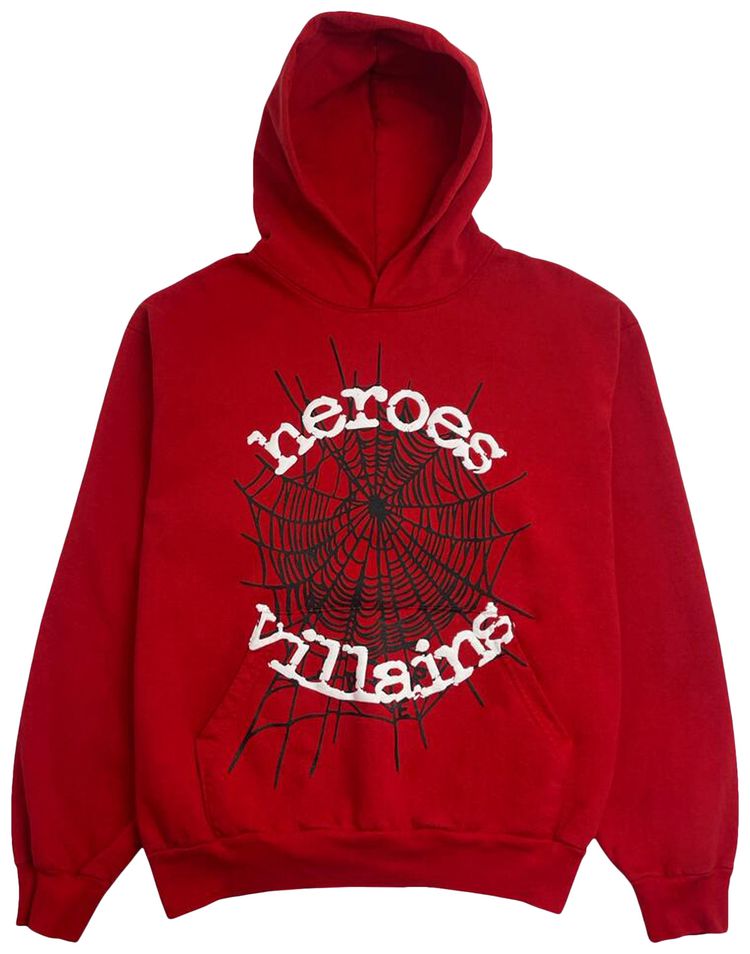 Sp5der x Metro Boomin Hoodie Red