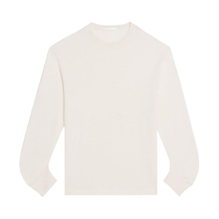 Helmut Lang Curved Sleeve Sweater Ivory
