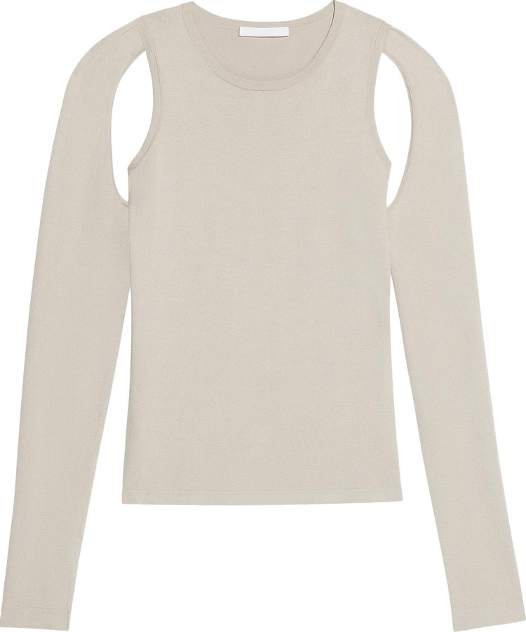 Helmut Lang Cutout Crew Sand