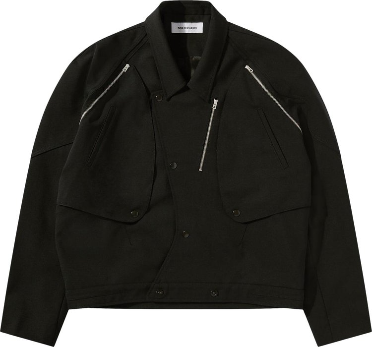 Kiko Kostadinov Tonino Utility Jacket Nigth Black