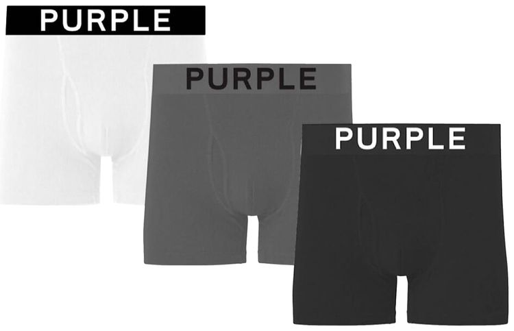 PURPLE BRAND Boxer Briefs 3 Pack Multicolor