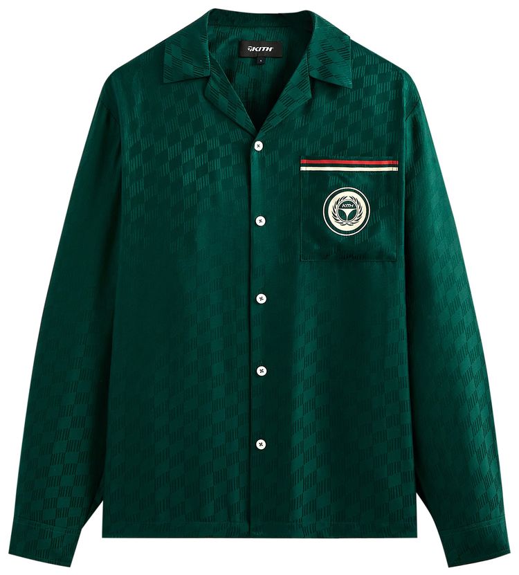 Kith For TaylorMade Stinger Camp Collar Shirt Fairway