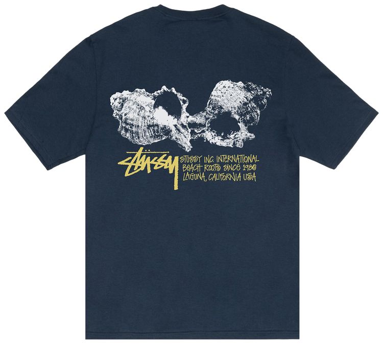 Stussy Shells Tee Navy