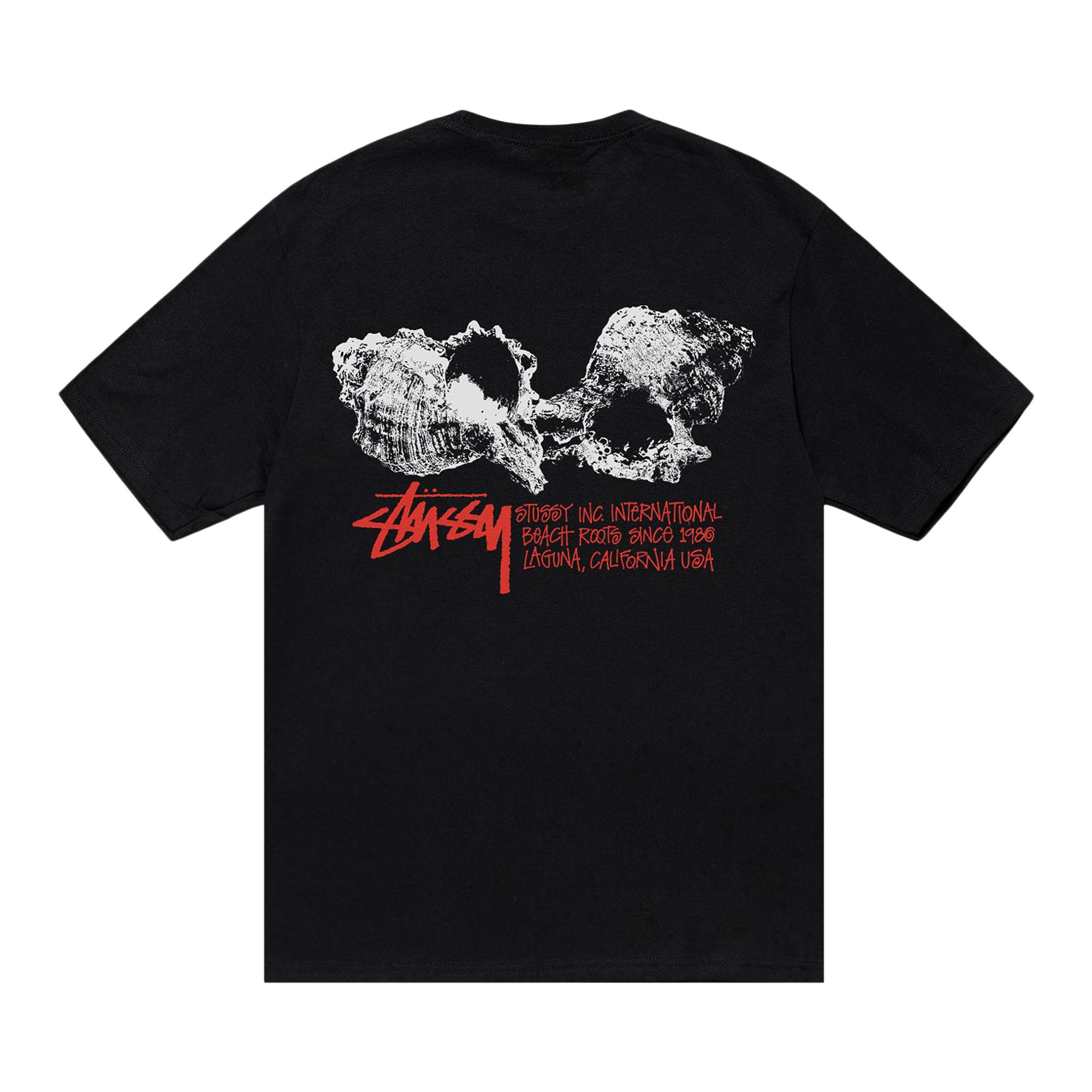Buy Stussy Shells Tee 'Black' - 1905067 BLAC | GOAT