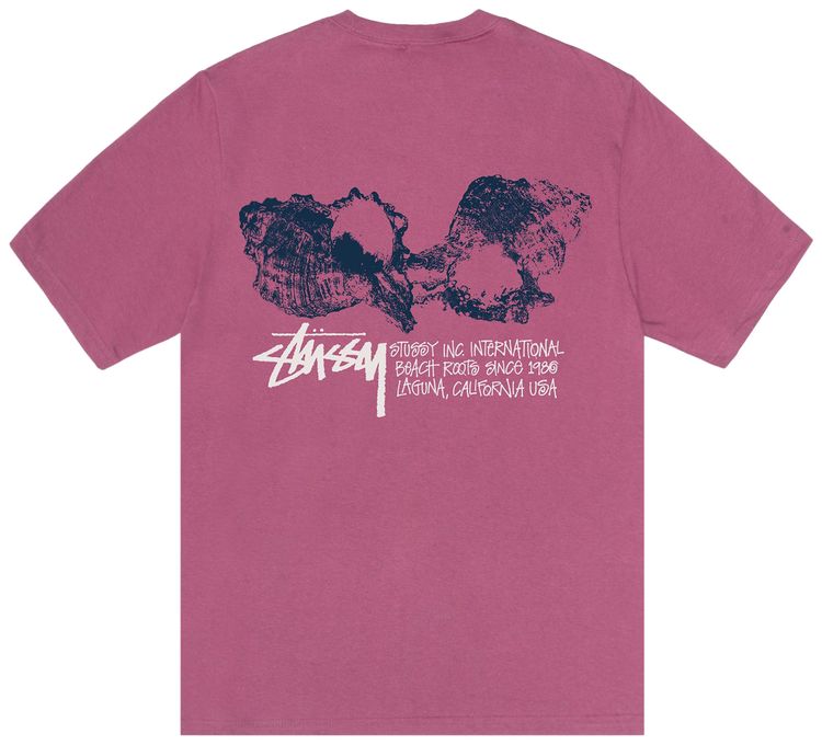 Stussy Shells Tee Berry