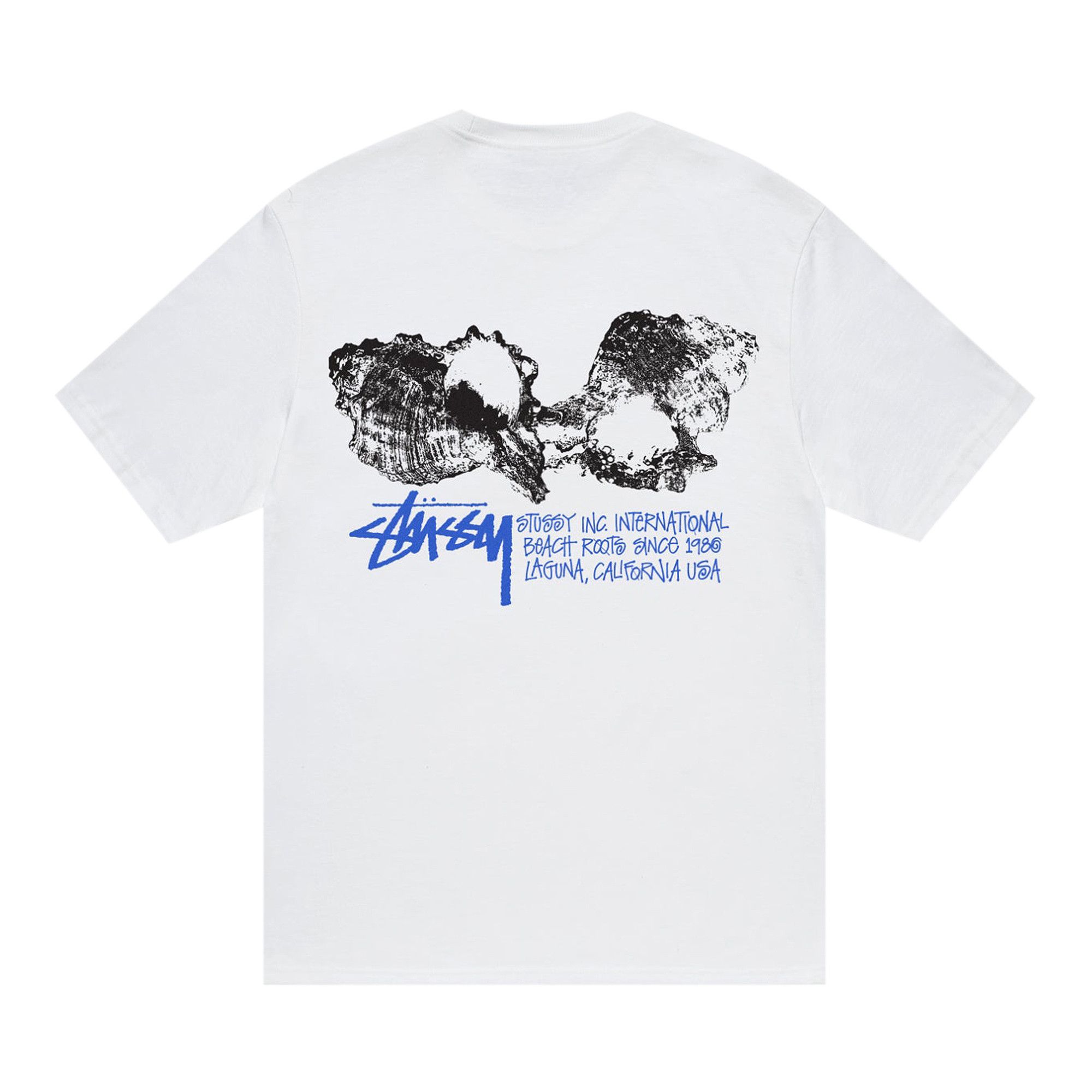 Buy Stussy Shells Tee 'White' - 1905067 WHIT | GOAT