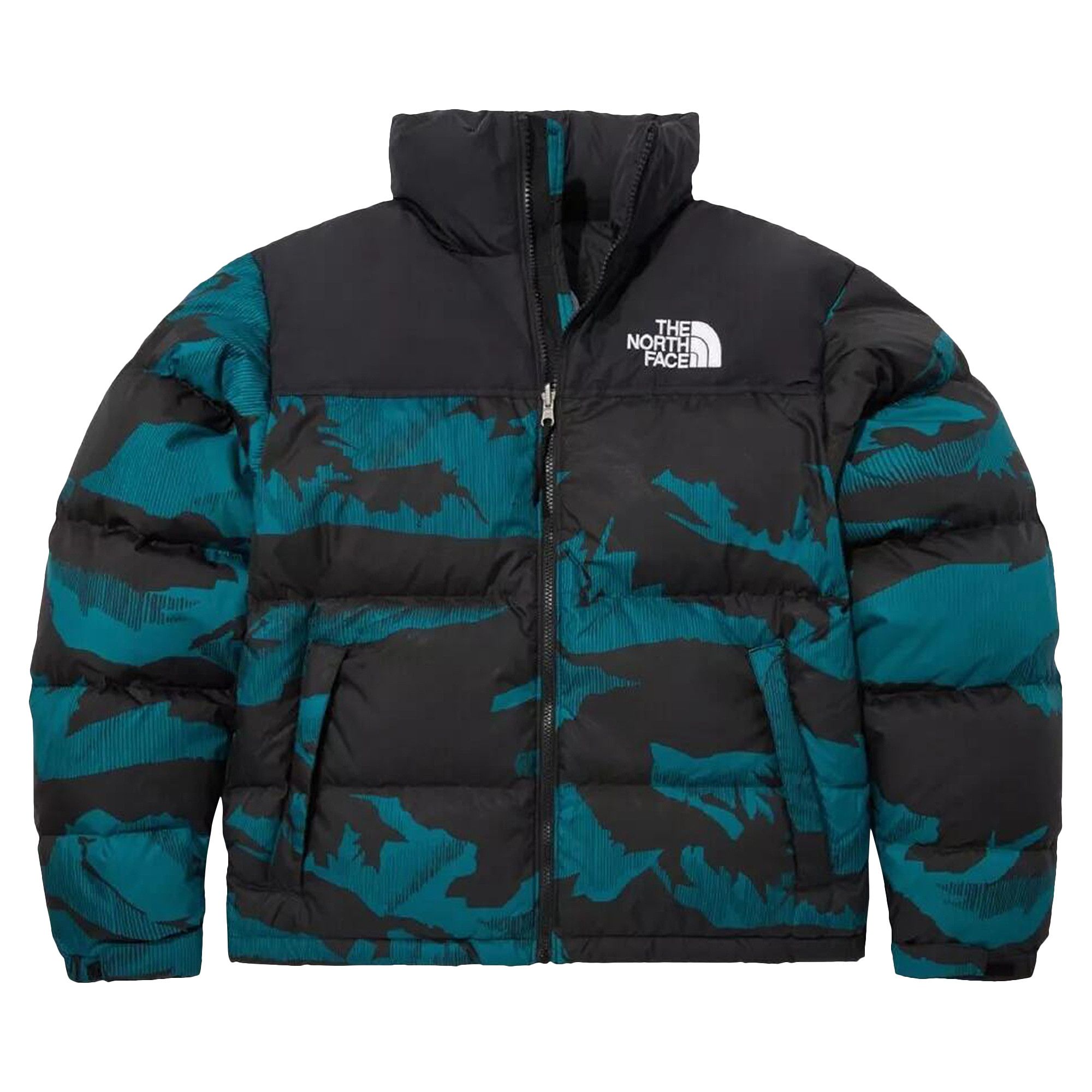 North face mountain print jacket top