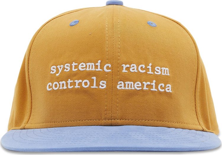 Denim Tears x Arthur Jafa Systemic Racism Controls America Hat Orange