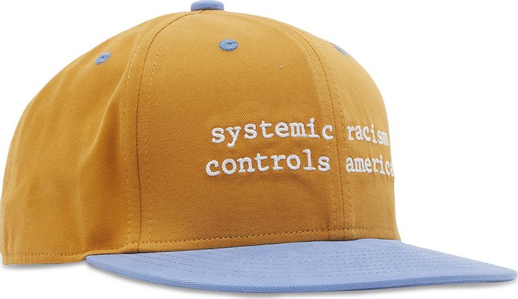 Denim Tears x Arthur Jafa Systemic Racism Controls America Hat Orange