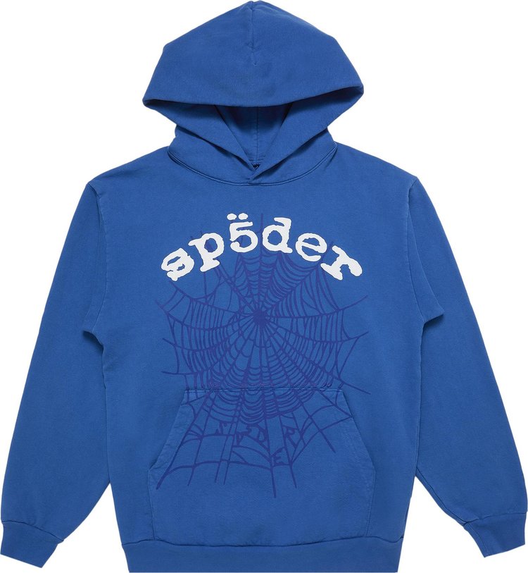 Sp5der Legacy Hoodie Blue