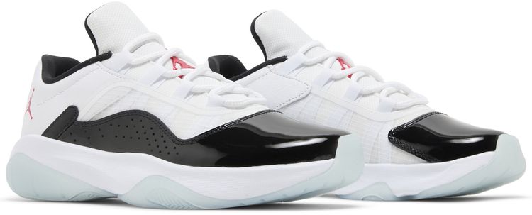 Wmns Air Jordan 11 CMFT Low White Black Blue Tint