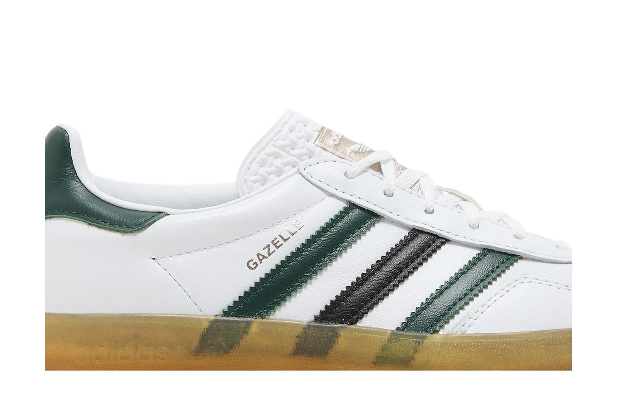 ★adidas★ Gazelle Indoor W White Green IE2957 adidas Gazelle Indoor Shoes - White | Free Shipping with