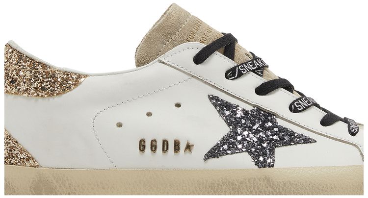 Golden Goose Wmns Superstar Optic White Seedpearl Glitter
