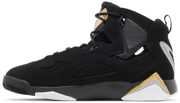 Air Jordan True Flight Black Metallic Gold
