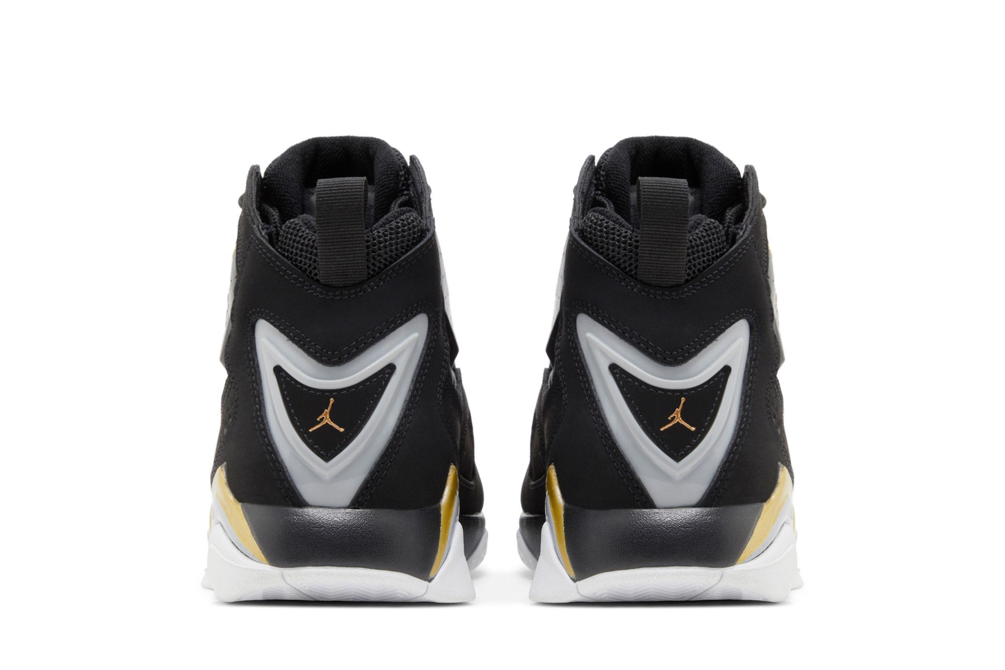 Jordan true flight black and gold discount