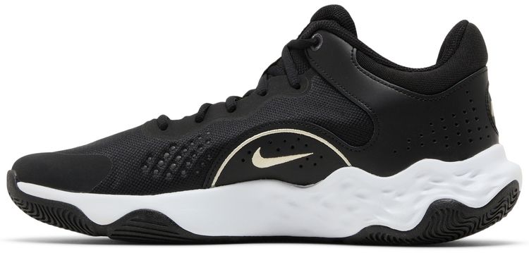 Nike FlyBy Mid 3 Black Metallic Gold Star