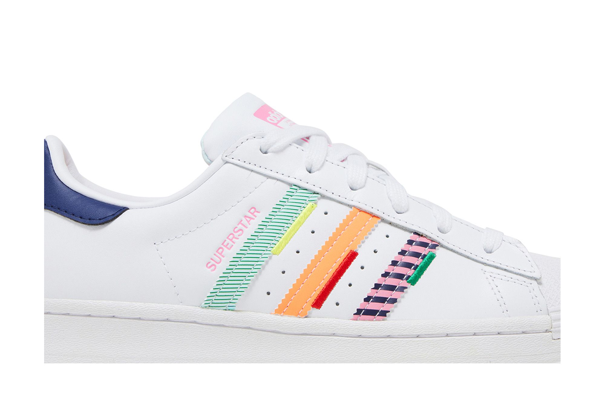 Adidas Superstar Shoes Women s Cloud White Sky Green 9