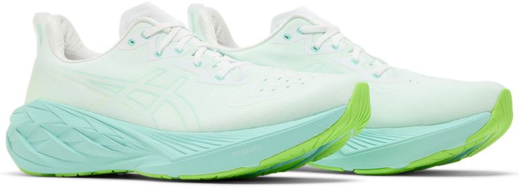 Asics Novablast 4 White Illuminate Mint