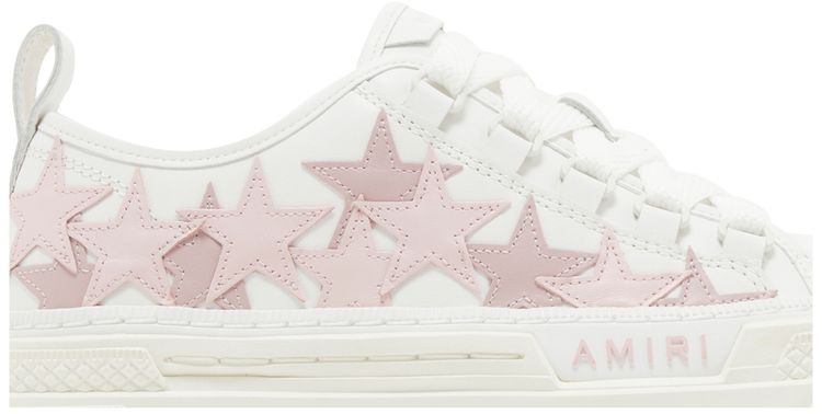 Amiri Wmns Stars Platform Court Low White Pink