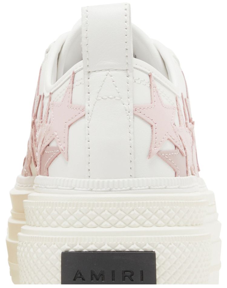 Amiri Wmns Stars Platform Court Low White Pink