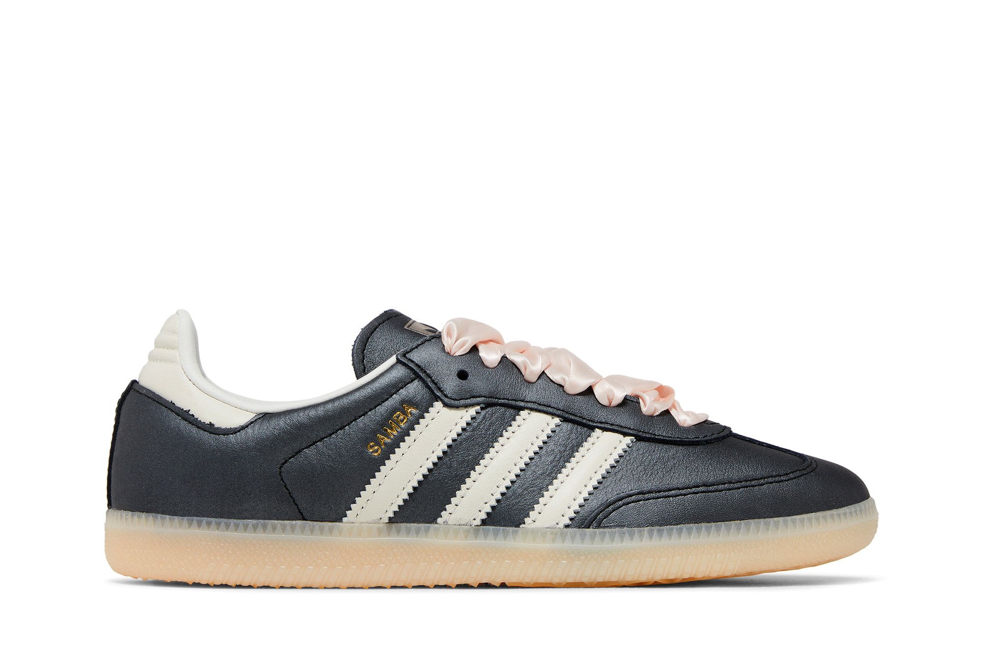 Adidas Samba OG Black Pink Ribbon Laces Women s