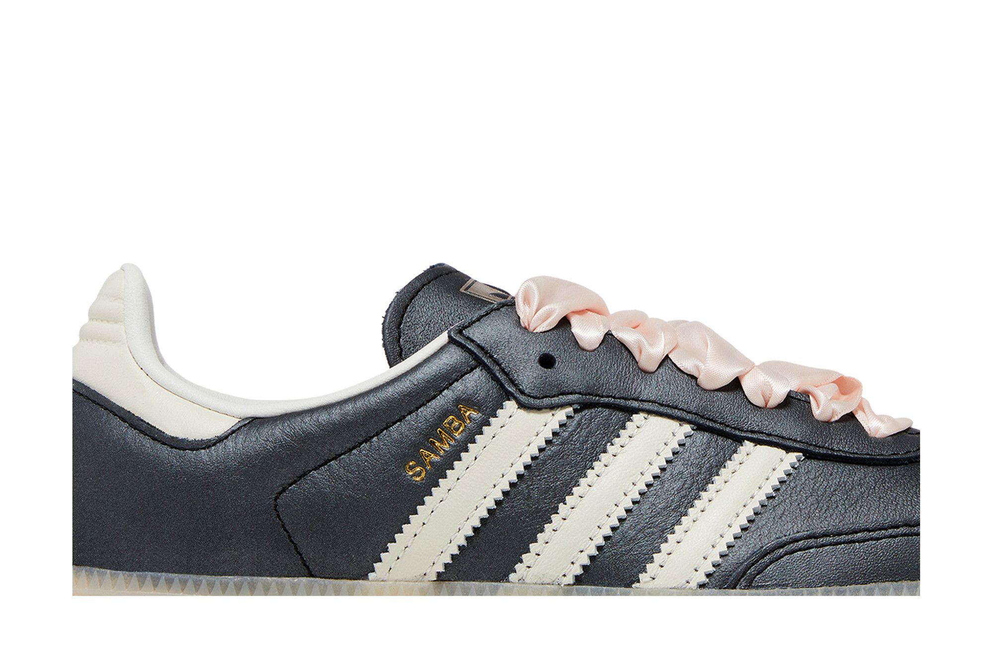 Black trainers with ribbon laces store