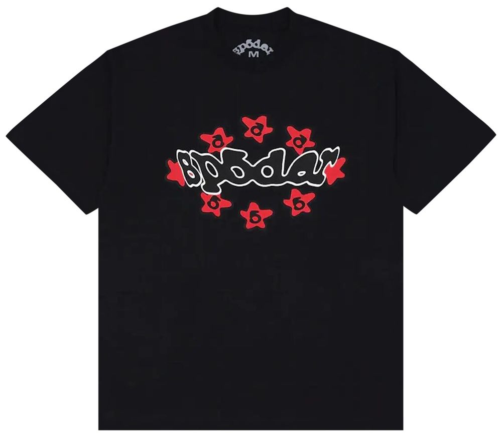 Buy Sp5der Warped Tee 'Black' - SP5 REDSTRTEE | GOAT