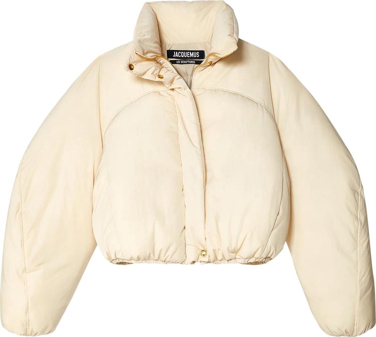 Jacquemus Caraco Puffer Jacket Off White