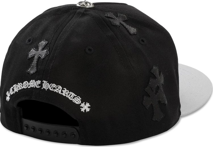 Chrome Hearts Cross Patch Hat BlackWhite