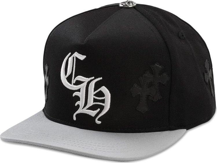 Chrome Hearts Cross Patch Hat BlackWhite