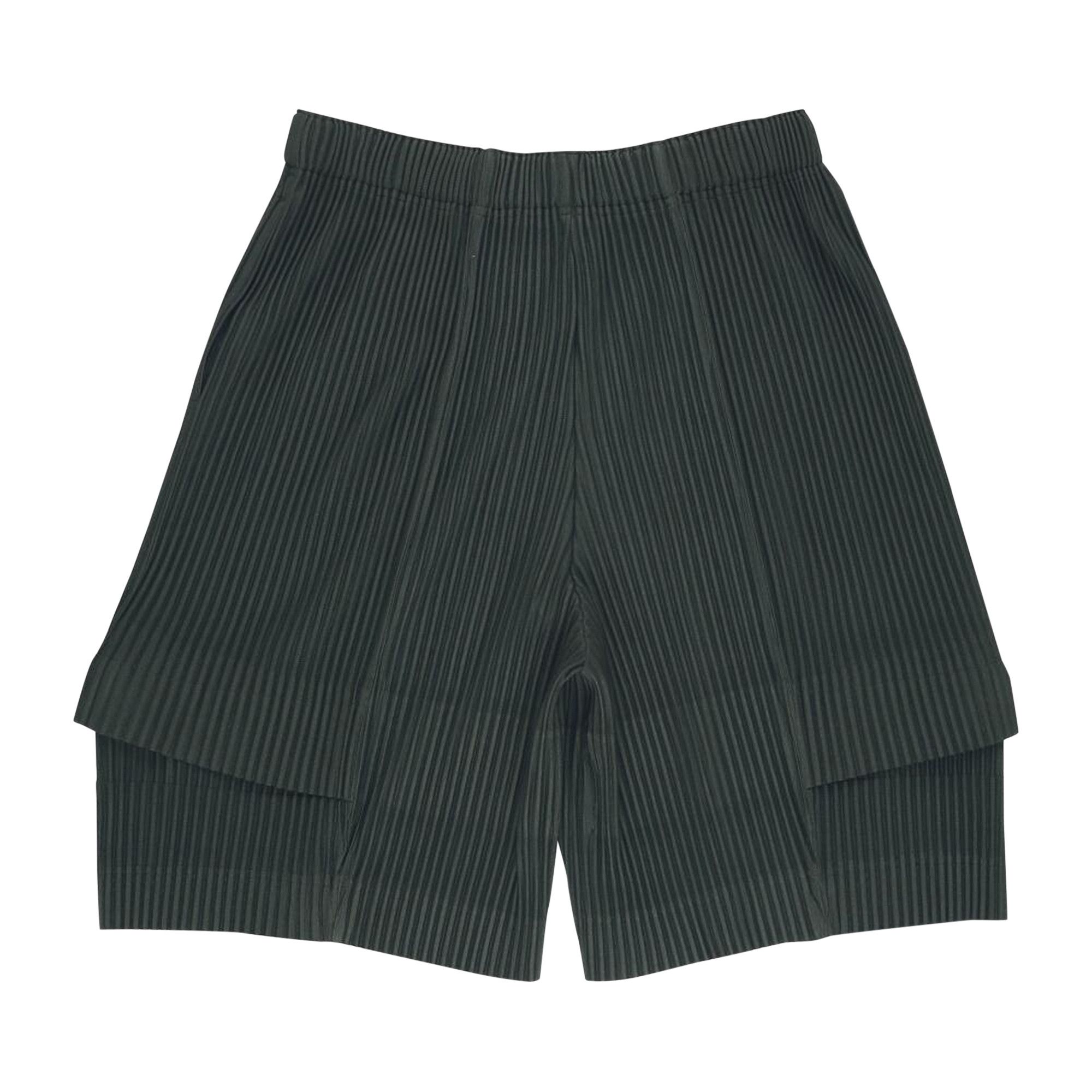 Buy Homme Plissé Issey Miyake Cargo Shorts 'Deep Green