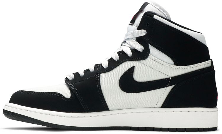 Air Jordan 1 Retro High GS Pure Platinum Black Pink