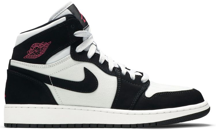 Air Jordan 1 Retro High GS Pure Platinum Black Pink