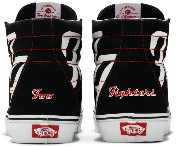 Foo Fighters x Vans Sk8 Hi 25th Anniversary